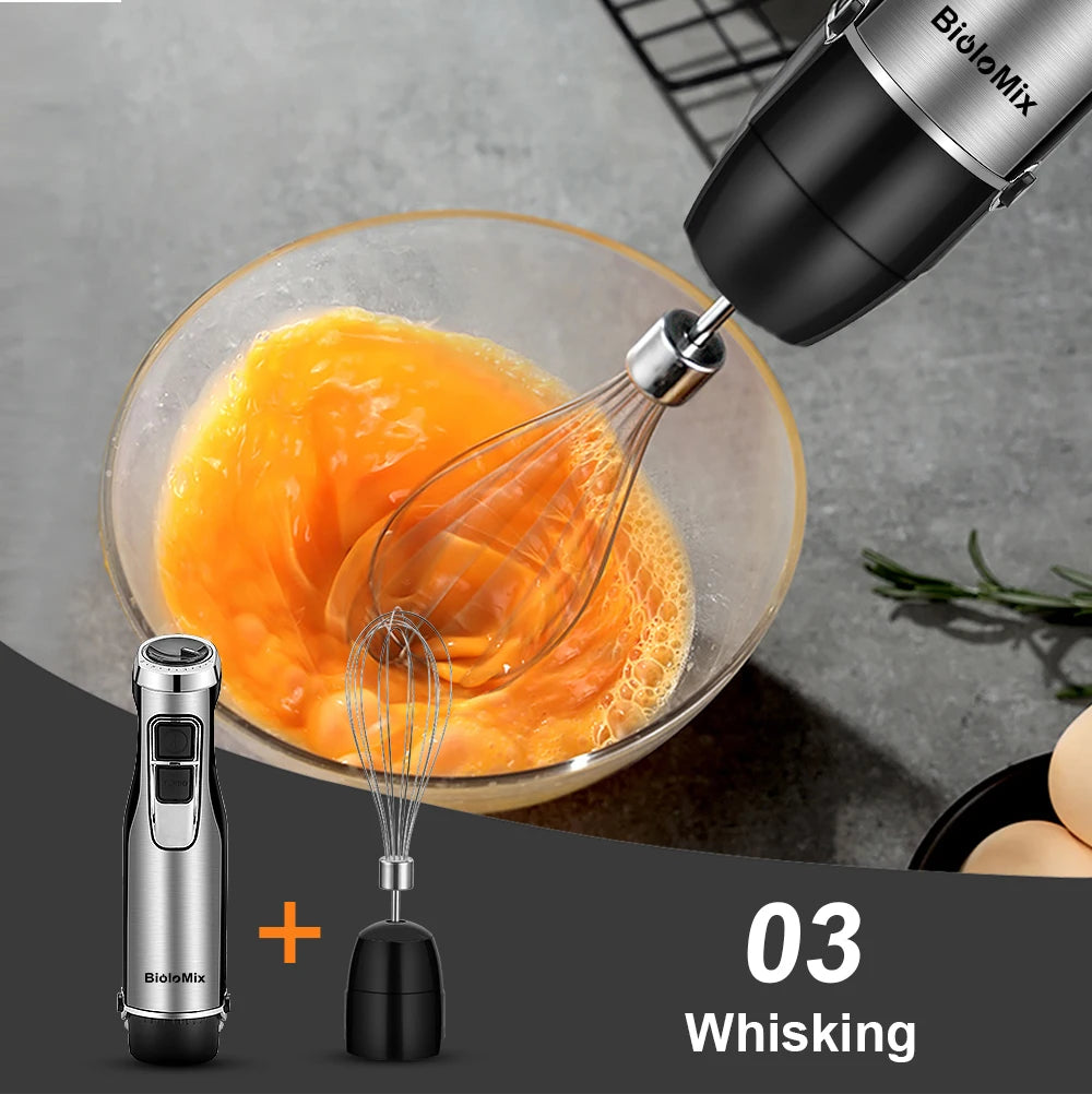BioloMix 4 in 1 High Power  Hand Stick Blender Mixer