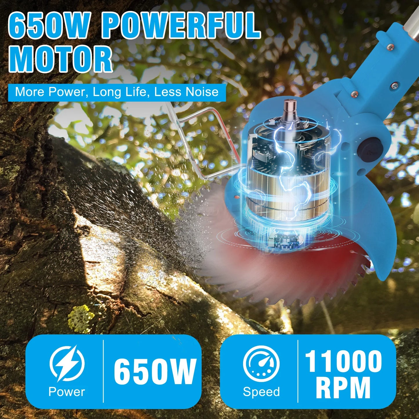 21V Cordless Grass Trimmer Electric