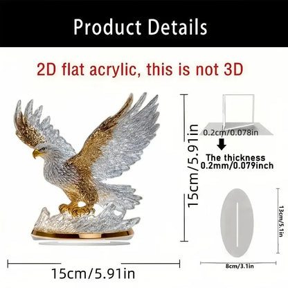 Flapping Eagle Vase Figurine for Home Decor