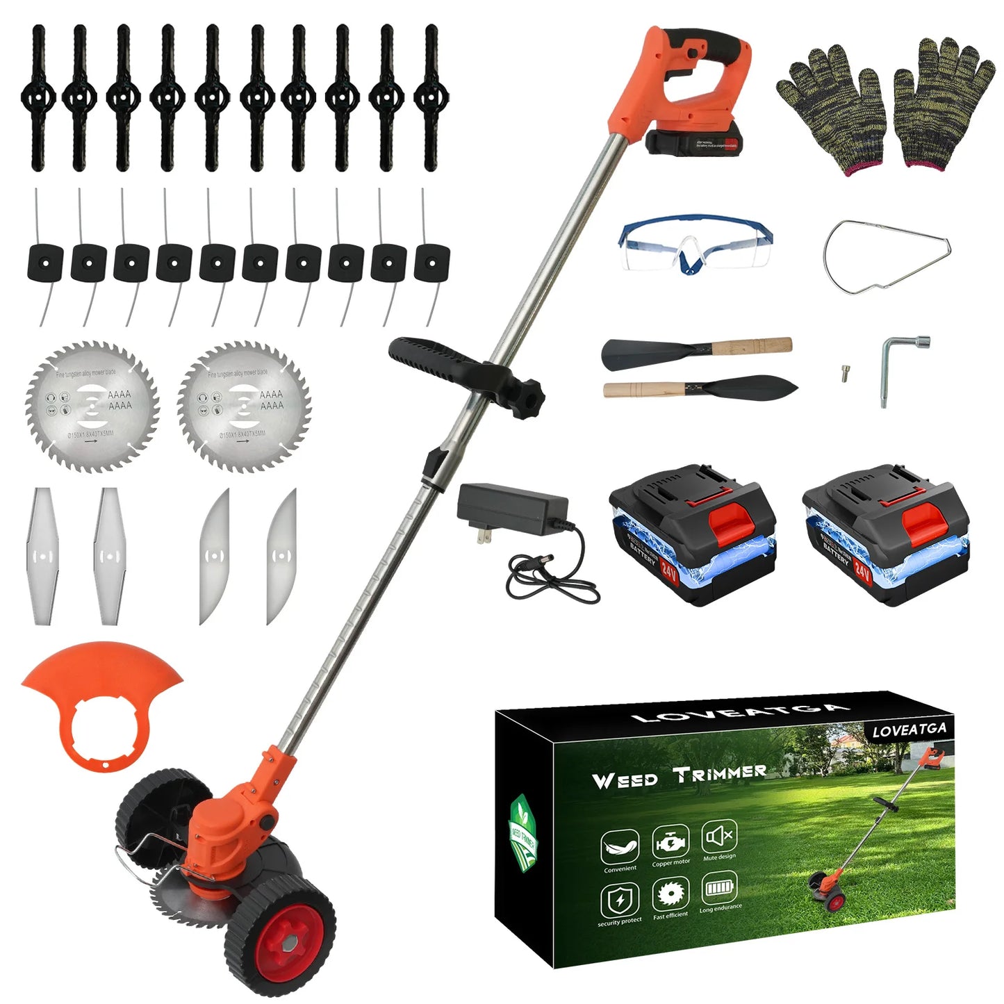 21V Cordless Grass Trimmer Electric