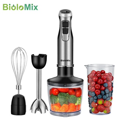 BioloMix 4 in 1 High Power  Hand Stick Blender Mixer