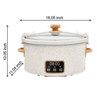 Slow Cooker with Touch Screen  Digital Control Panel