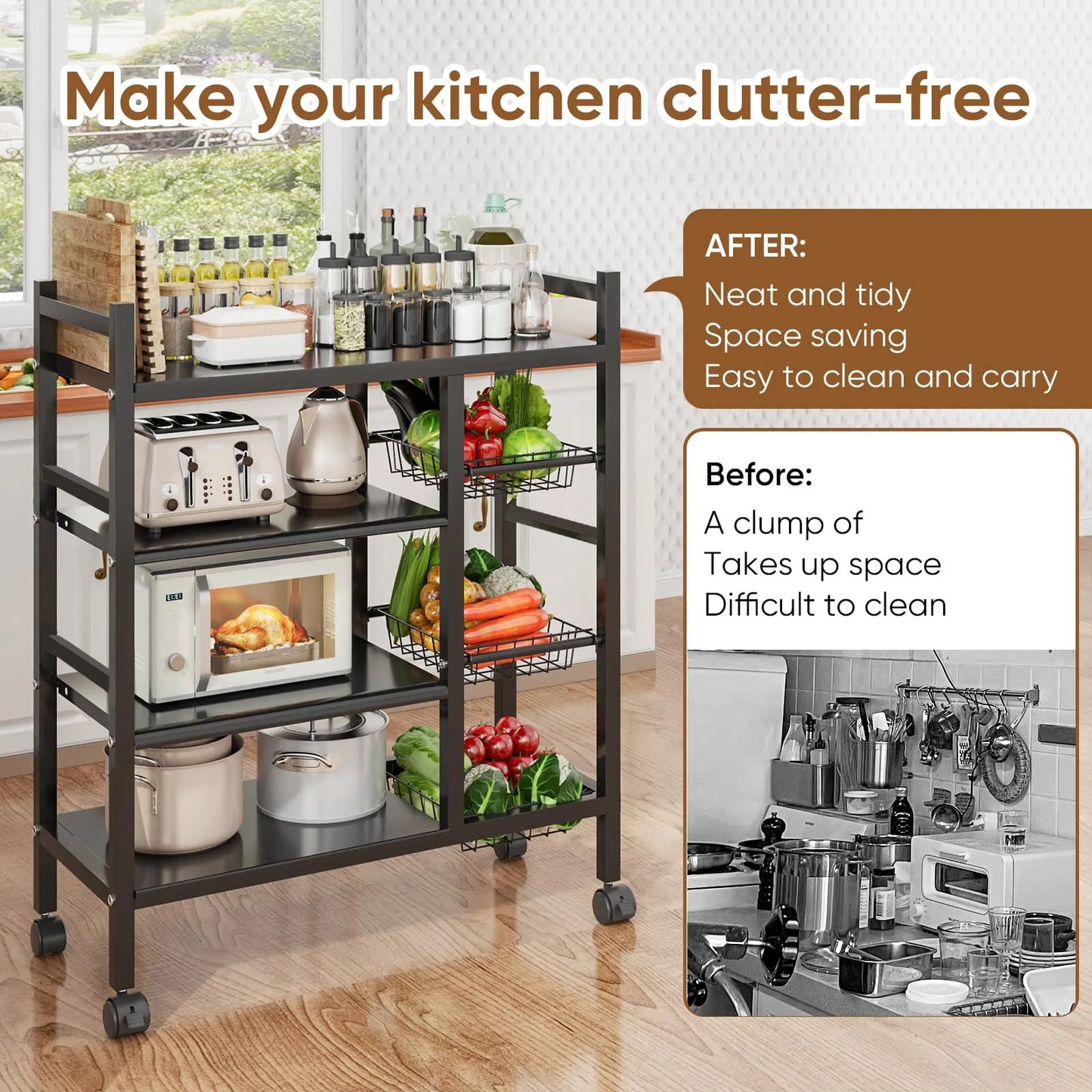 kitchen storage rack